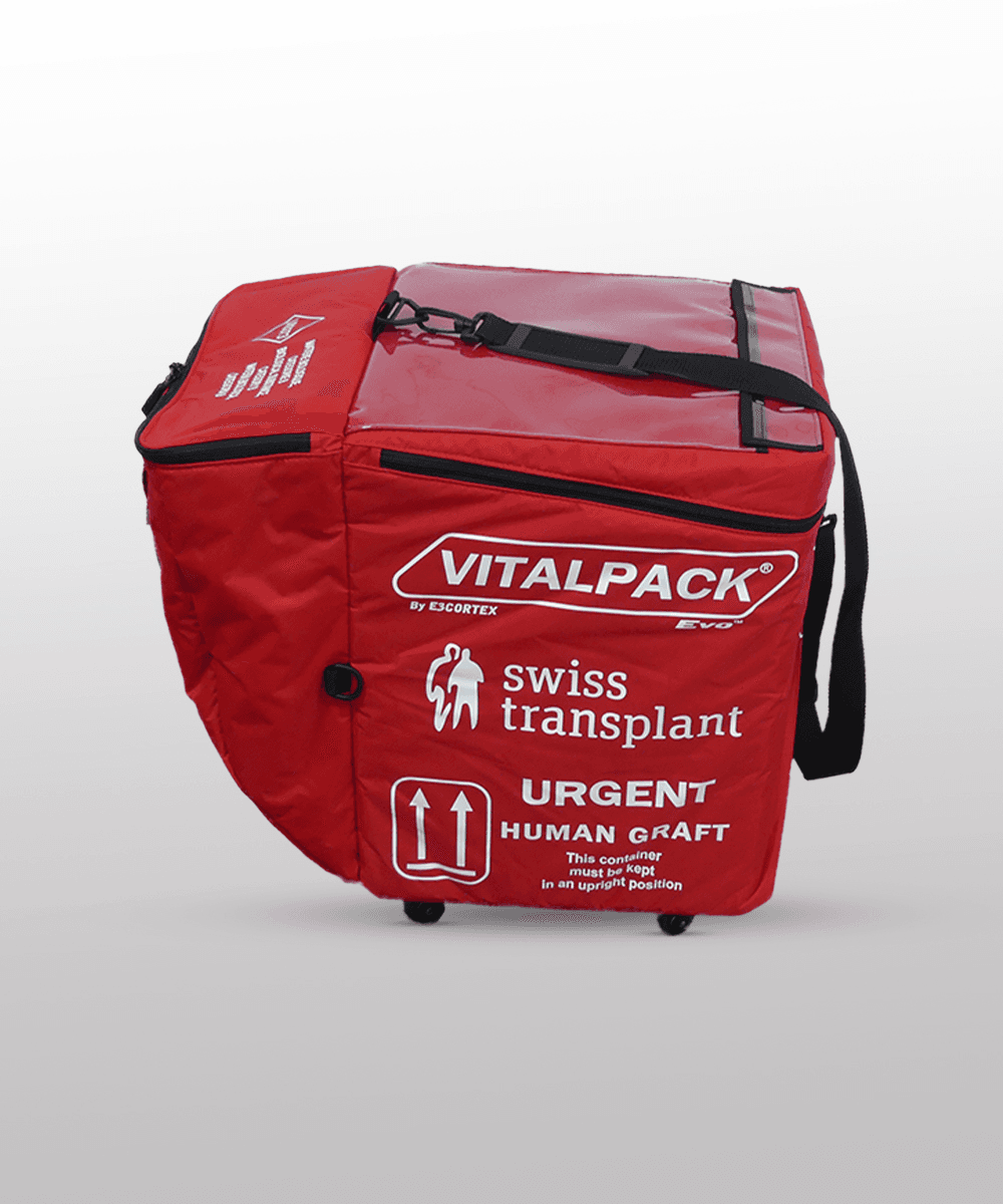 L’emballage Vitalpack Evo aux couleurs de la Suisse