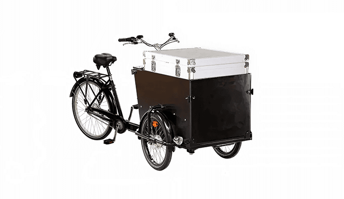 Caja de transporte para bicicleta de carga